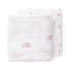 Swaddle set Rainbow Chintz Rose (2 stuks)