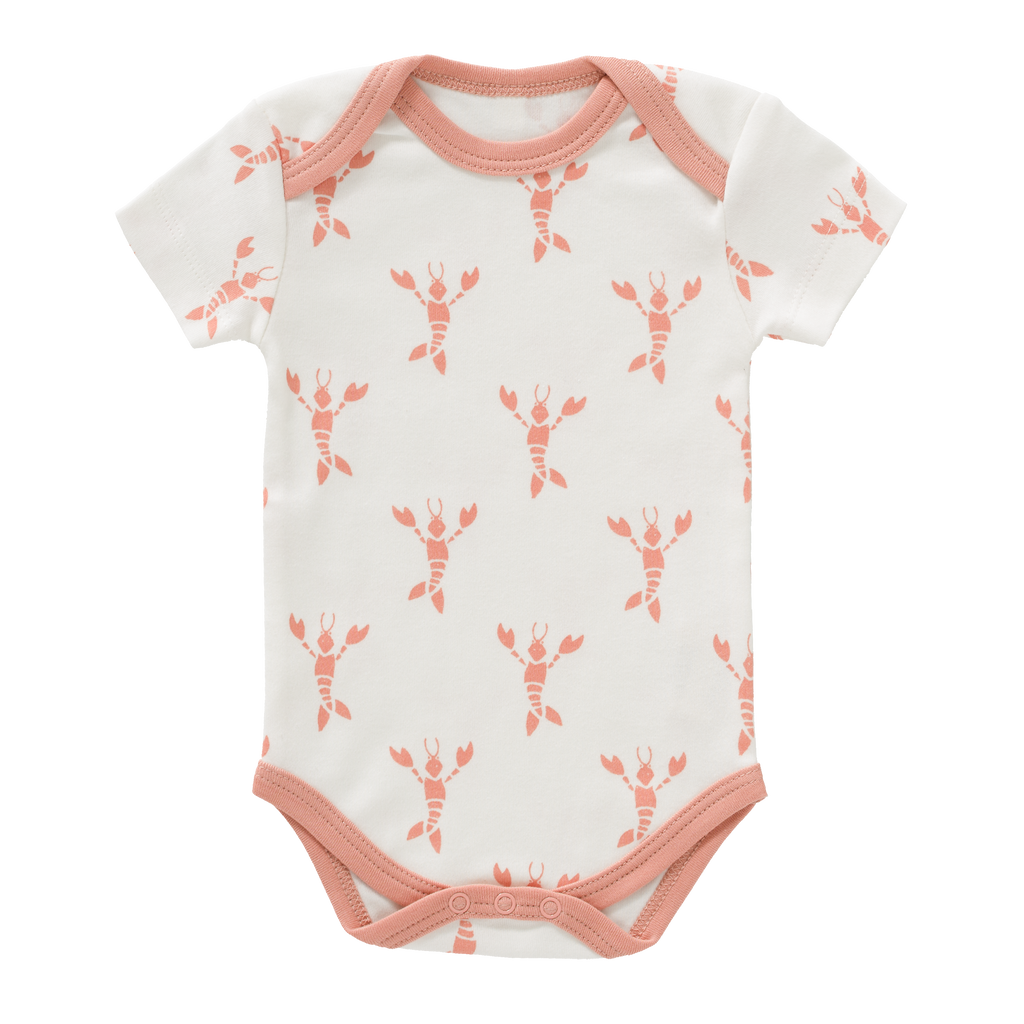 Romper korte mouw Lobster Coral Pink