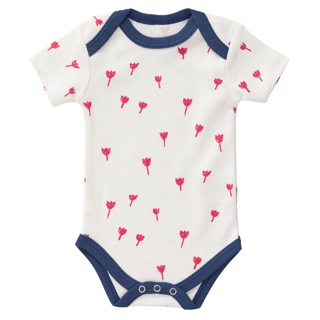 Romper korte mouw Tulip Red