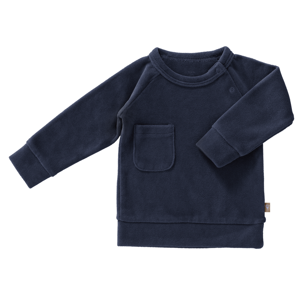 Sweater Velours Indigo
