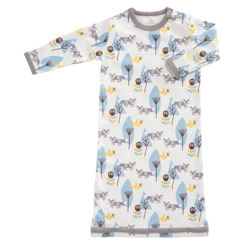Slaapzak zomer met mouw Fox blue