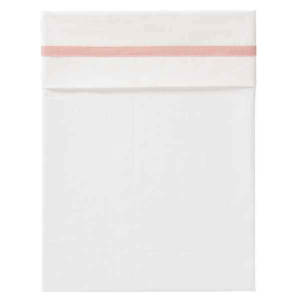 Laken Herringbone Mellow Rose (wieg of ledikant)