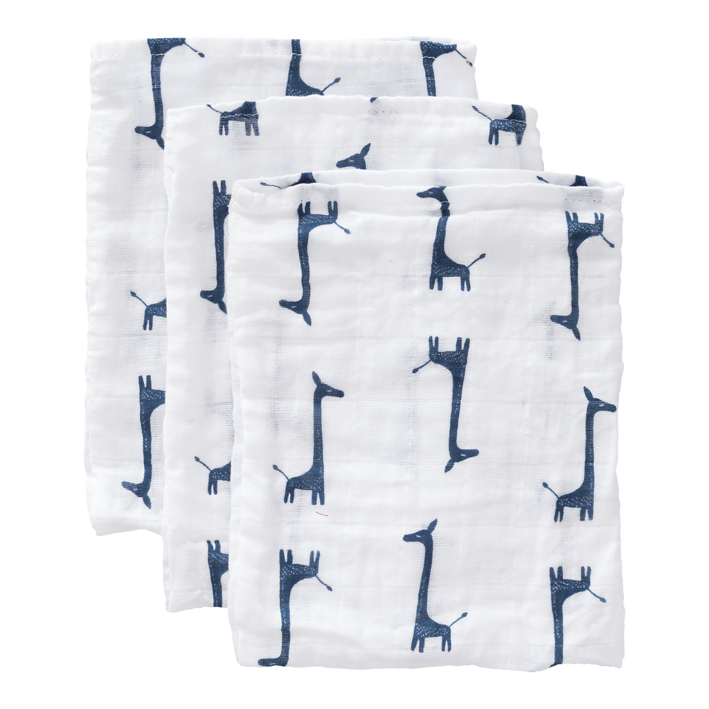 Washand set Giraf Indigo Blue (3 stuks)