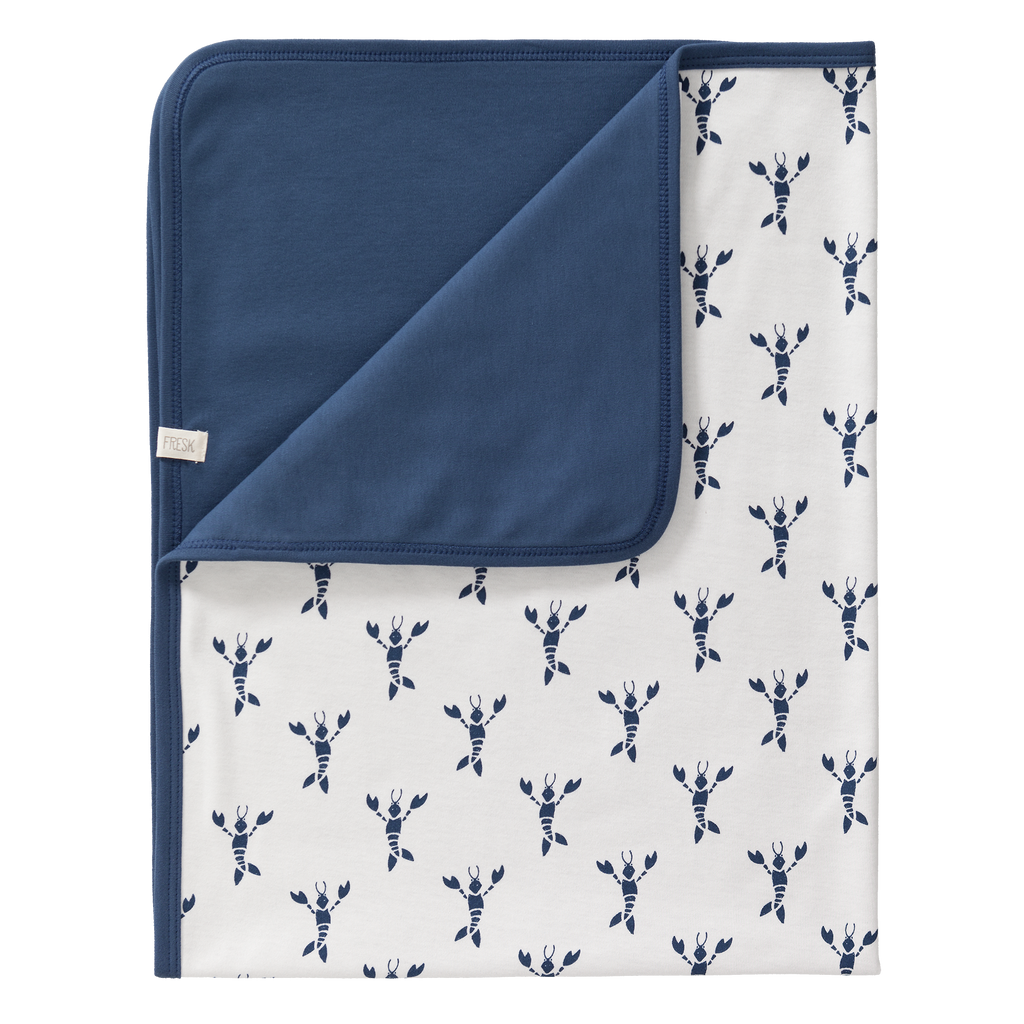 Babydeken Lobster Indigo Blue