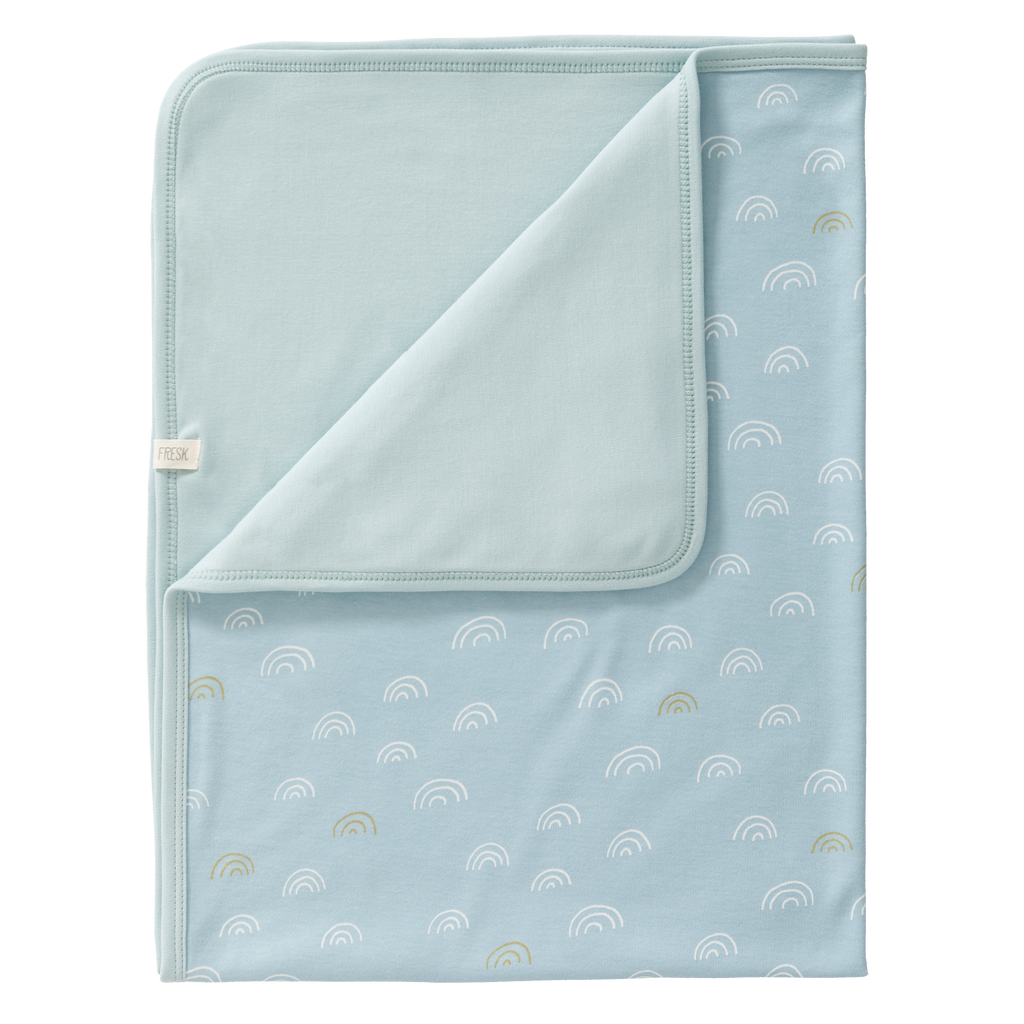Babydeken Rainbow Ether Blue