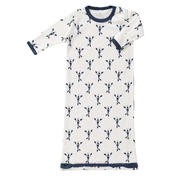 Slaapzak zomer met mouw Lobster Indigo Blue