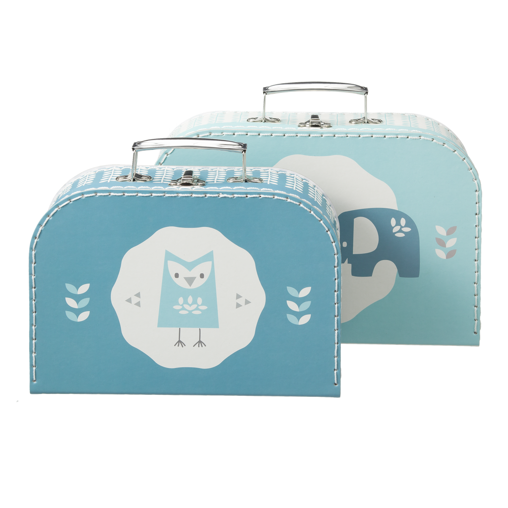 Kofferset Elefant Blue (2 stuks)