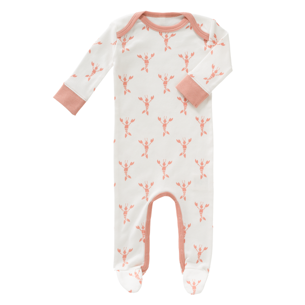 Pyjama met voet Lobster Coral Pink