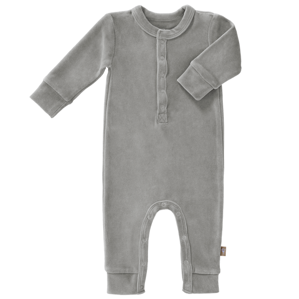 Pyjama met voet Paloma Grey Velours