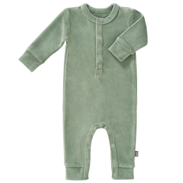 Pyjama zonder voet Forest Green Velours