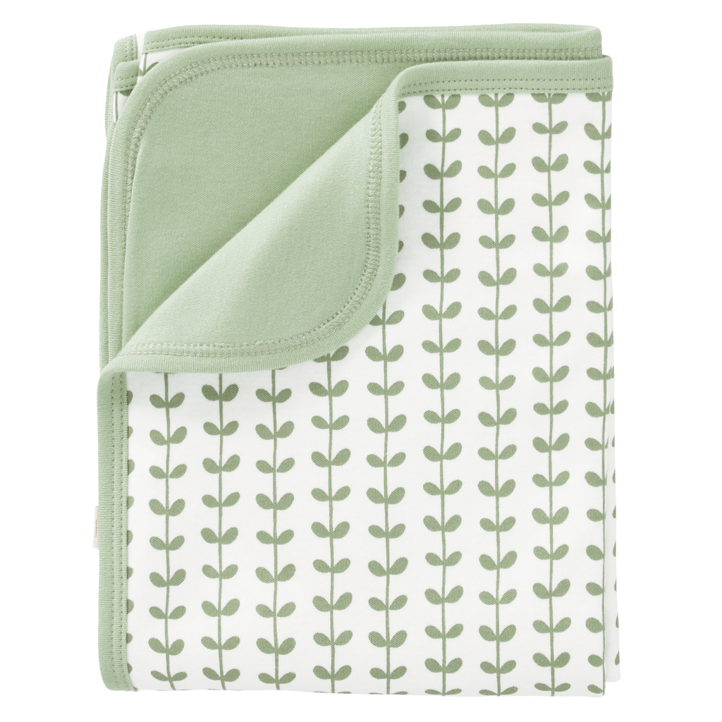Babydeken Leaves Mint