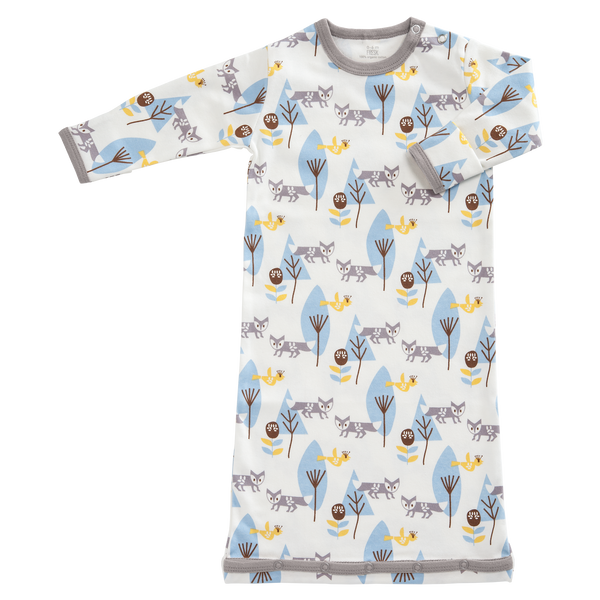 Slaapzak zomer met mouw Fox blue
