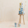 Stapelblokkenset blauw